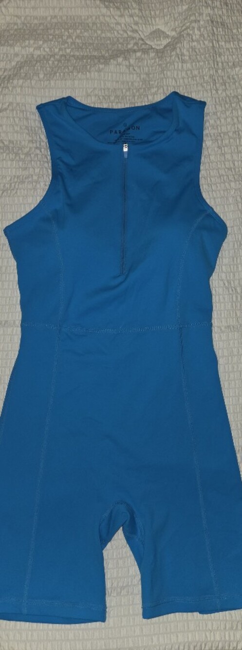 PARAGON Blue Sleeveless Active Jumpsuit